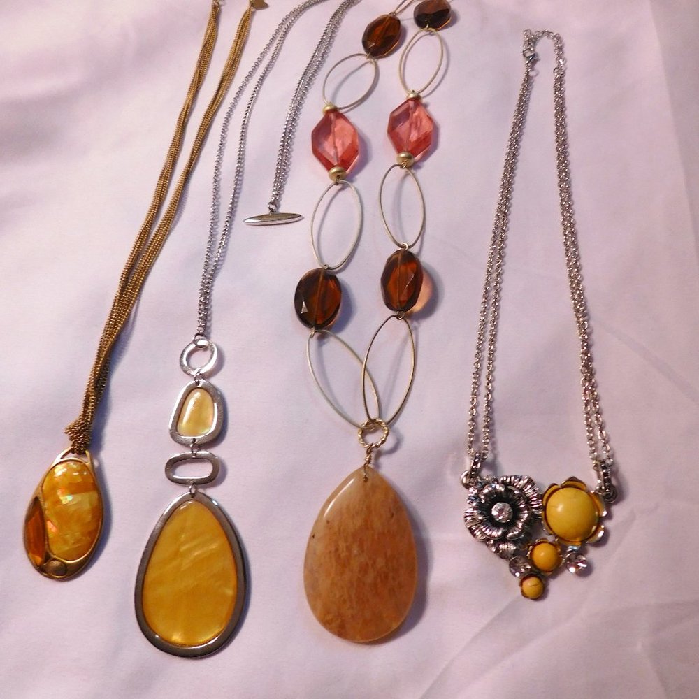 Necklaces Lot of Four Includes Lia Sophia